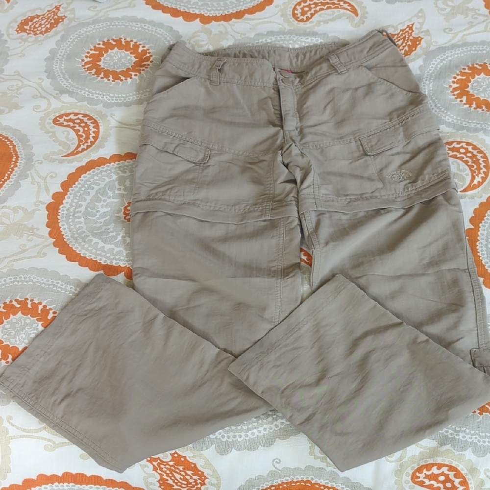 The North Face Tan Cargo Pants with Relaxed Fit